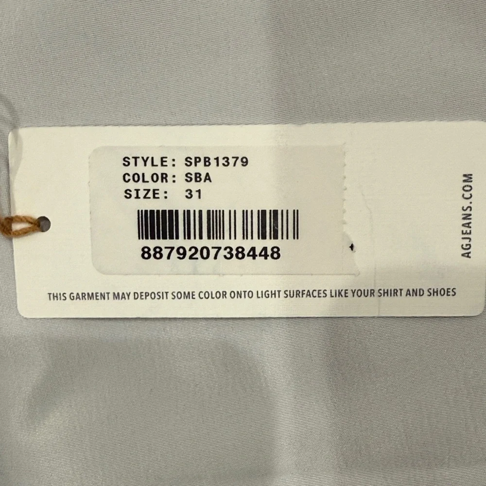 NWT AG Adriano Goldschmied The Farrah Skinny Jeans—Black 31R - Picture 14 of 14